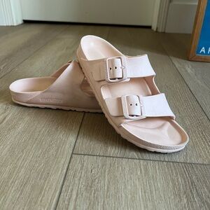 Birkenstock Light Pink Arizona Eva Sandals size 38/7